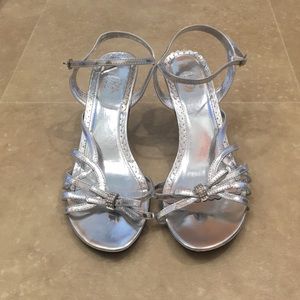 Silver Formal Heels